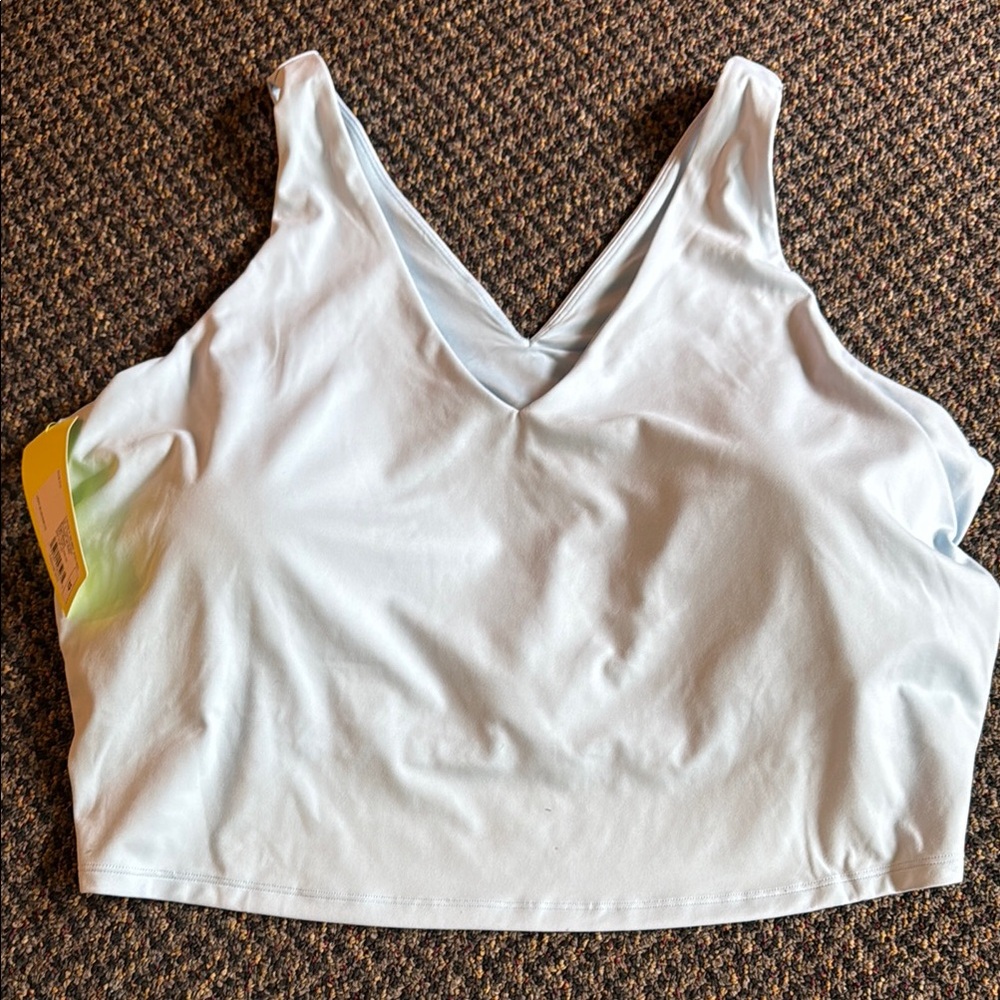 All In Motion Target Women's Light Blue Tank Top